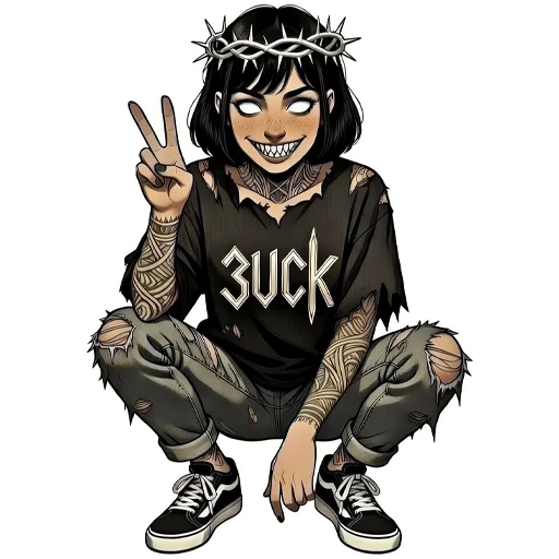 ✌ Стикер «ZI» для Telegram