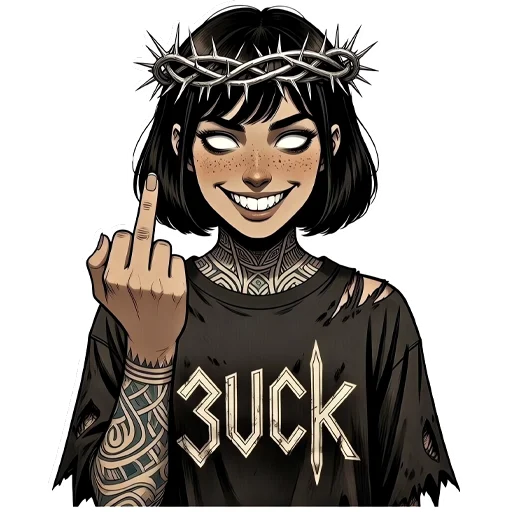 🖕 Стикер «ZI» для Telegram