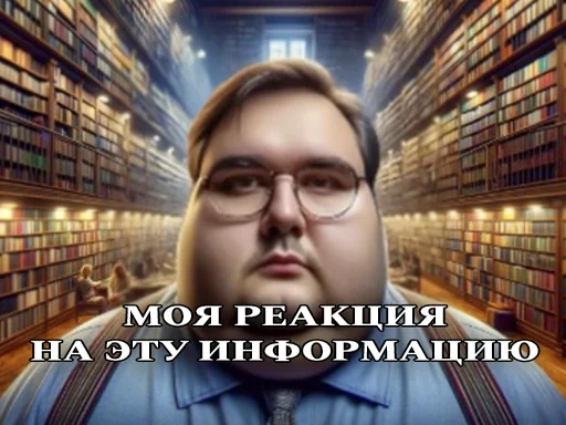 😐 Стикер «ЖИРНИЧИ» для Telegram