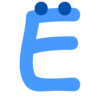 🩵 Эмодзи «ещё синие буквы и иконки» для Telegram