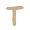 🤍 Эмодзи «Буквы бежевые, иконки» для Telegram
