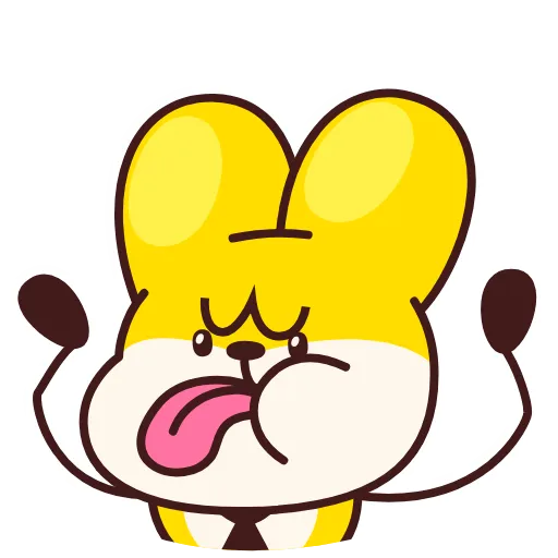 😛 Стикер «Зайчелло» для Telegram