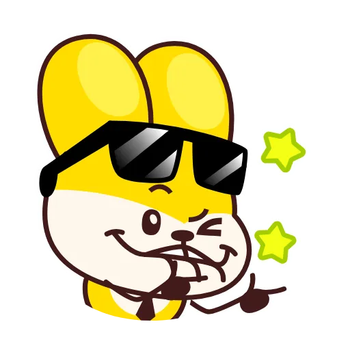 Стикерпак Зайчелло для Telegram