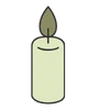 🕯️ Эмодзи «Зелено-розовый набор» для Telegram