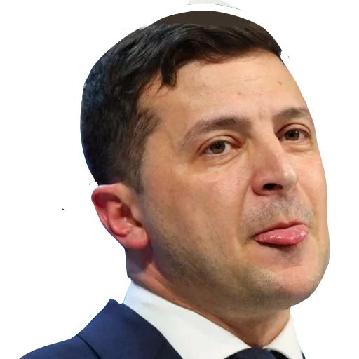 😛 Стикер «Зеленский я тебя люблю» для Telegram