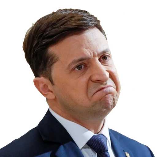 👎 Стикер «Зеленский я тебя люблю» для Telegram