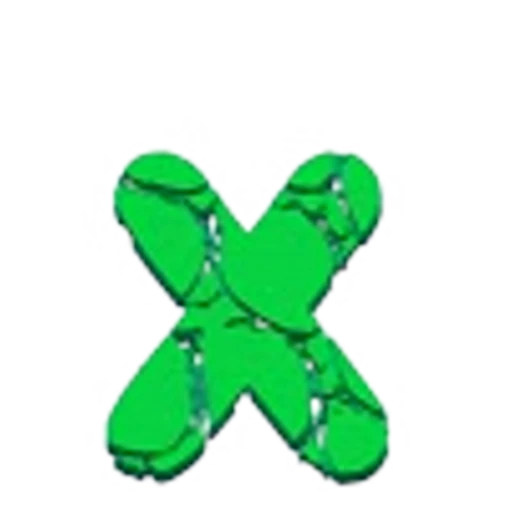 🤩 Эмодзи «Green Animated - зелёные анимированные буквы и иконки» для Telegram