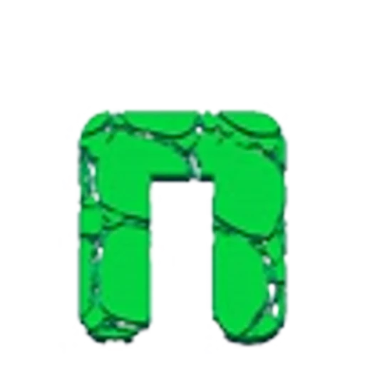 🤩 Эмодзи «Green Animated - зелёные анимированные буквы и иконки» для Telegram