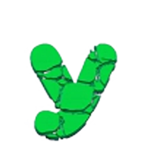 🤩 Эмодзи «Green Animated - зелёные анимированные буквы и иконки» для Telegram