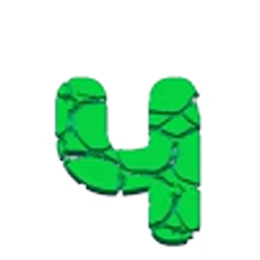 🤩 Эмодзи «Green Animated - зелёные анимированные буквы и иконки» для Telegram