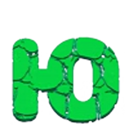 🤩 Эмодзи «Green Animated - зелёные анимированные буквы и иконки» для Telegram