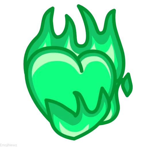 💚 Эмодзи «Green Animated - зелёные анимированные буквы и иконки» для Telegram