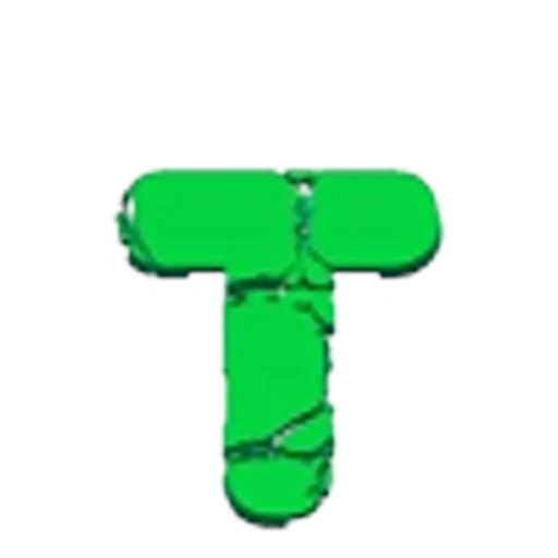 🤩 Эмодзи «Green Animated - зелёные анимированные буквы и иконки» для Telegram
