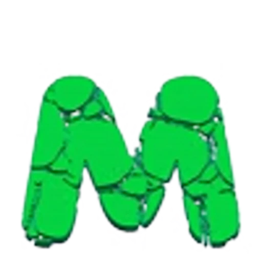 🤩 Эмодзи «Green Animated - зелёные анимированные буквы и иконки» для Telegram