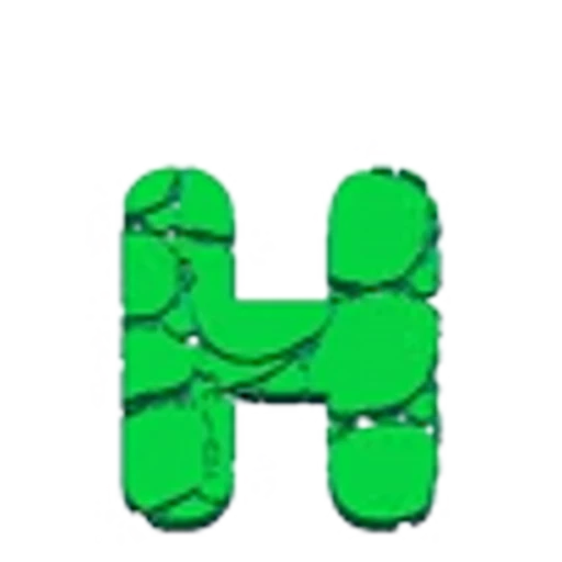 🤩 Эмодзи «Green Animated - зелёные анимированные буквы и иконки» для Telegram