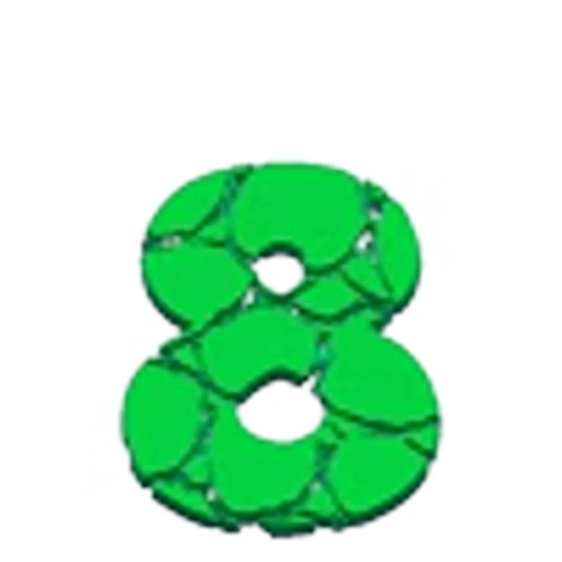 🤩 Эмодзи «Green Animated - зелёные анимированные буквы и иконки» для Telegram