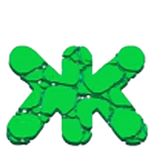 🤩 Эмодзи «Green Animated - зелёные анимированные буквы и иконки» для Telegram