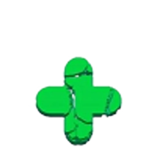 🤩 Эмодзи «Green Animated - зелёные анимированные буквы и иконки» для Telegram