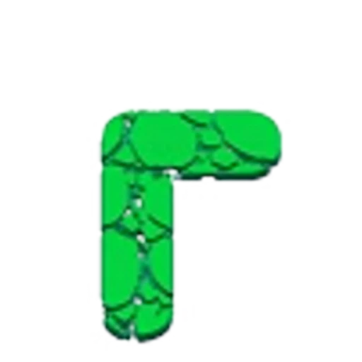 🤩 Эмодзи «Green Animated - зелёные анимированные буквы и иконки» для Telegram