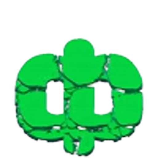 🤩 Эмодзи «Green Animated - зелёные анимированные буквы и иконки» для Telegram