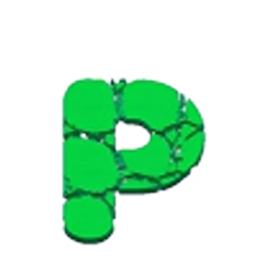 🤩 Эмодзи «Green Animated - зелёные анимированные буквы и иконки» для Telegram