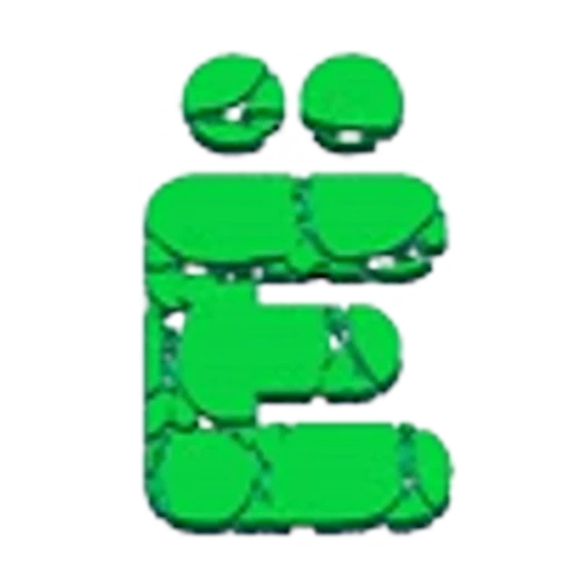 🤩 Эмодзи «Green Animated - зелёные анимированные буквы и иконки» для Telegram