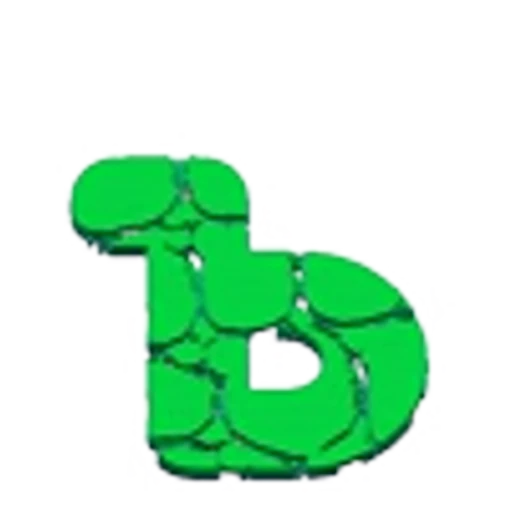 🤩 Эмодзи «Green Animated - зелёные анимированные буквы и иконки» для Telegram