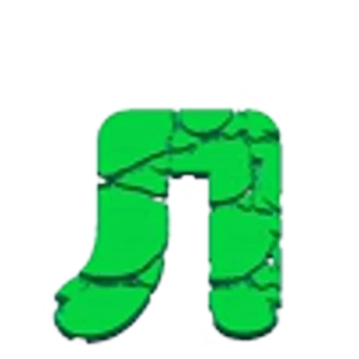 🤩 Эмодзи «Green Animated - зелёные анимированные буквы и иконки» для Telegram