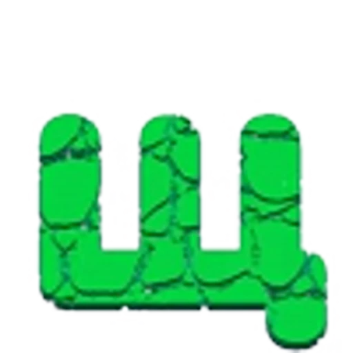 🤩 Эмодзи «Green Animated - зелёные анимированные буквы и иконки» для Telegram