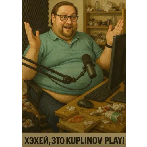 🫥 Стикер «Жиробаzz play» для Telegram