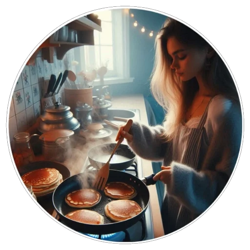 🥞 Стикер «Зима» для Telegram