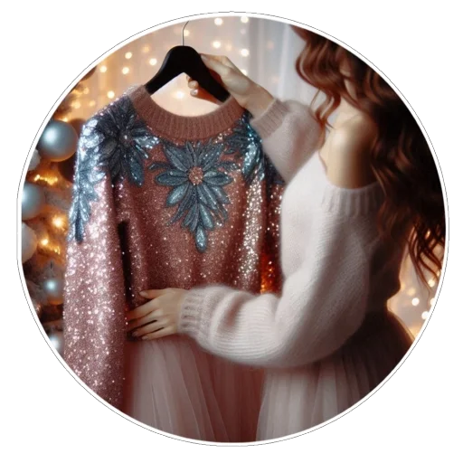 👗 Стикер «Зима» для Telegram