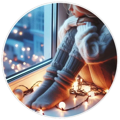 🪟 Стикер «Зима» для Telegram