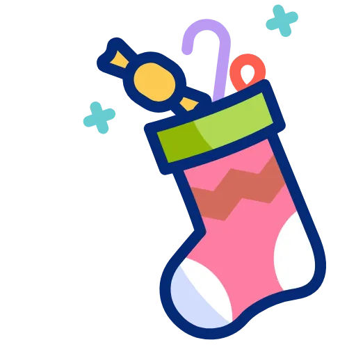 Стикер 13 aesthetic #animated #clothes #food #vibes #xmas