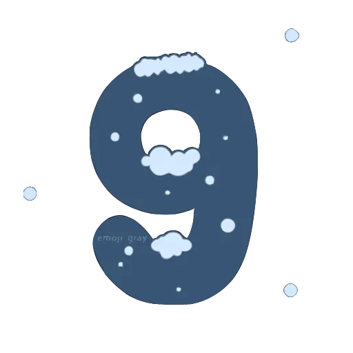 Стикер 45 decor #fonts #static #vector #xmas