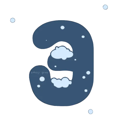 Стикер 32 decor #fonts #static #vector #xmas
