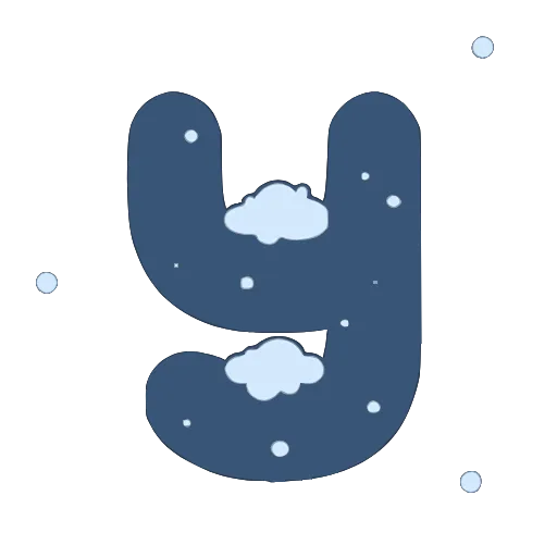Стикер 22 decor #fonts #static #vector #xmas