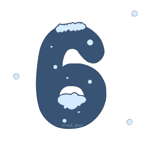 Стикер 42 decor #fonts #static #vector #xmas