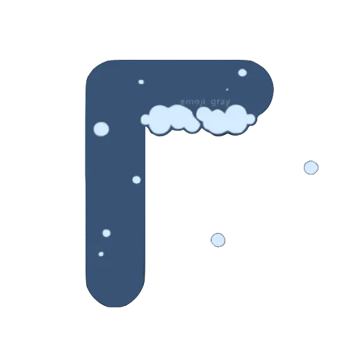 Стикер 5 decor #fonts #static #vector #xmas