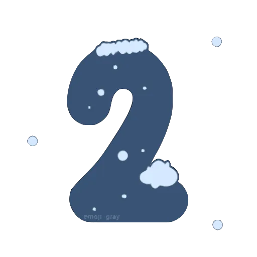 Стикер 38 decor #fonts #static #vector #xmas