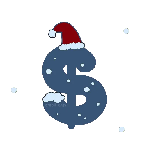 Стикер 48 decor #fonts #static #vector #xmas