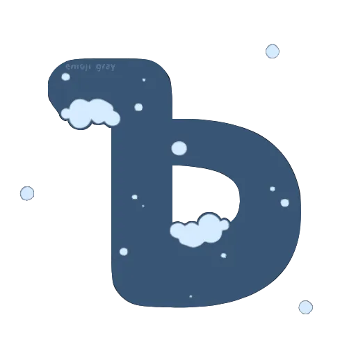 Стикер 29 decor #fonts #static #vector #xmas