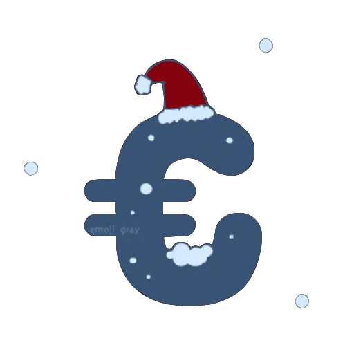 Стикер 47 decor #fonts #static #vector #xmas