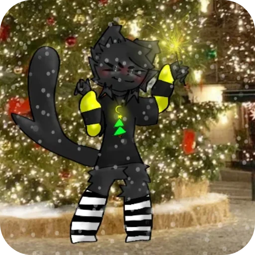 🎄 Стикер «Зимний вайб» для Telegram