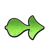 🤩 Эмодзи «Зомбячий шрифт - зелёные буквы» для Telegram