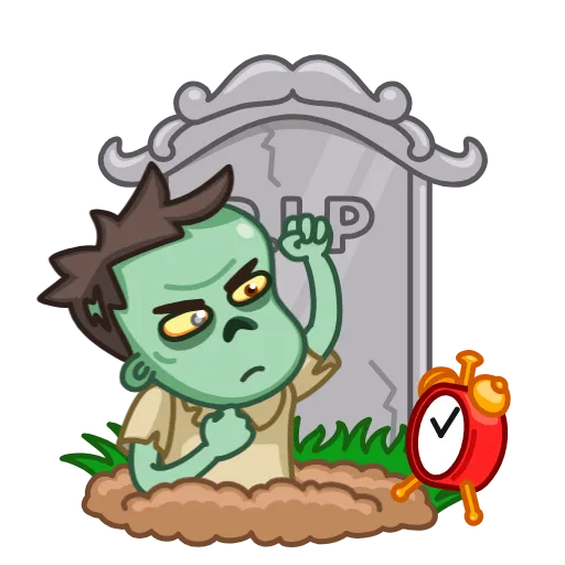 Стикер 13 Zombie