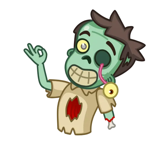 Стикер 18 Zombie
