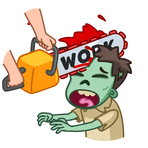 Стикер 19 Zombie