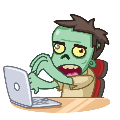 Стикер 6 Zombie