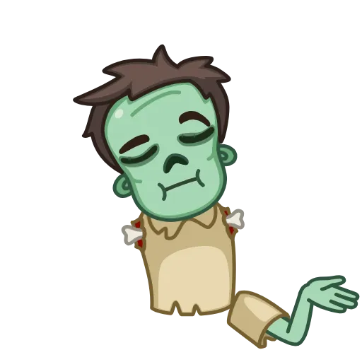 Стикер 17 Zombie